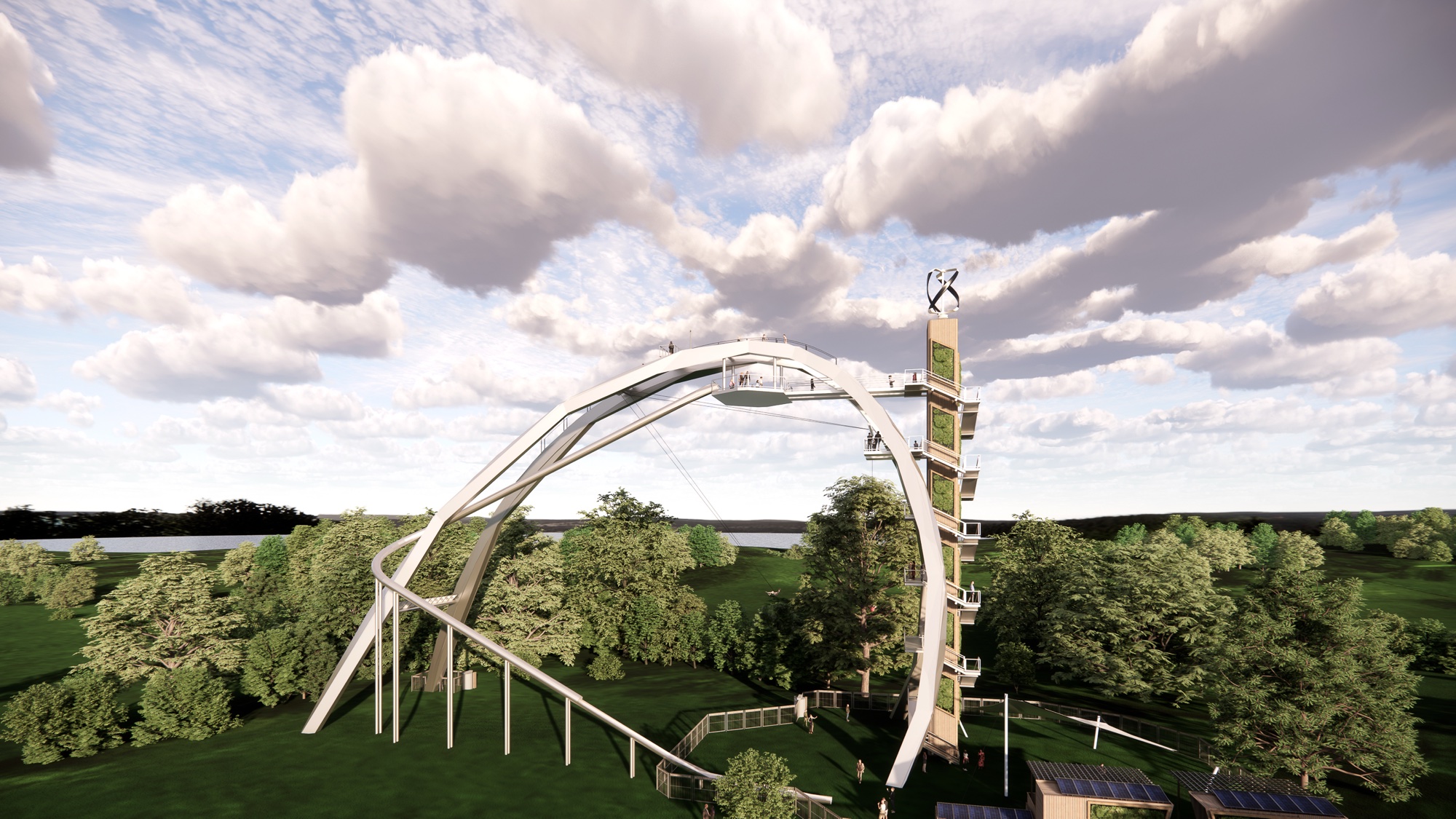 SkyLoop 360 — Aussichts- und Eventturm Mardorf — Bergwind Referenzprojekt