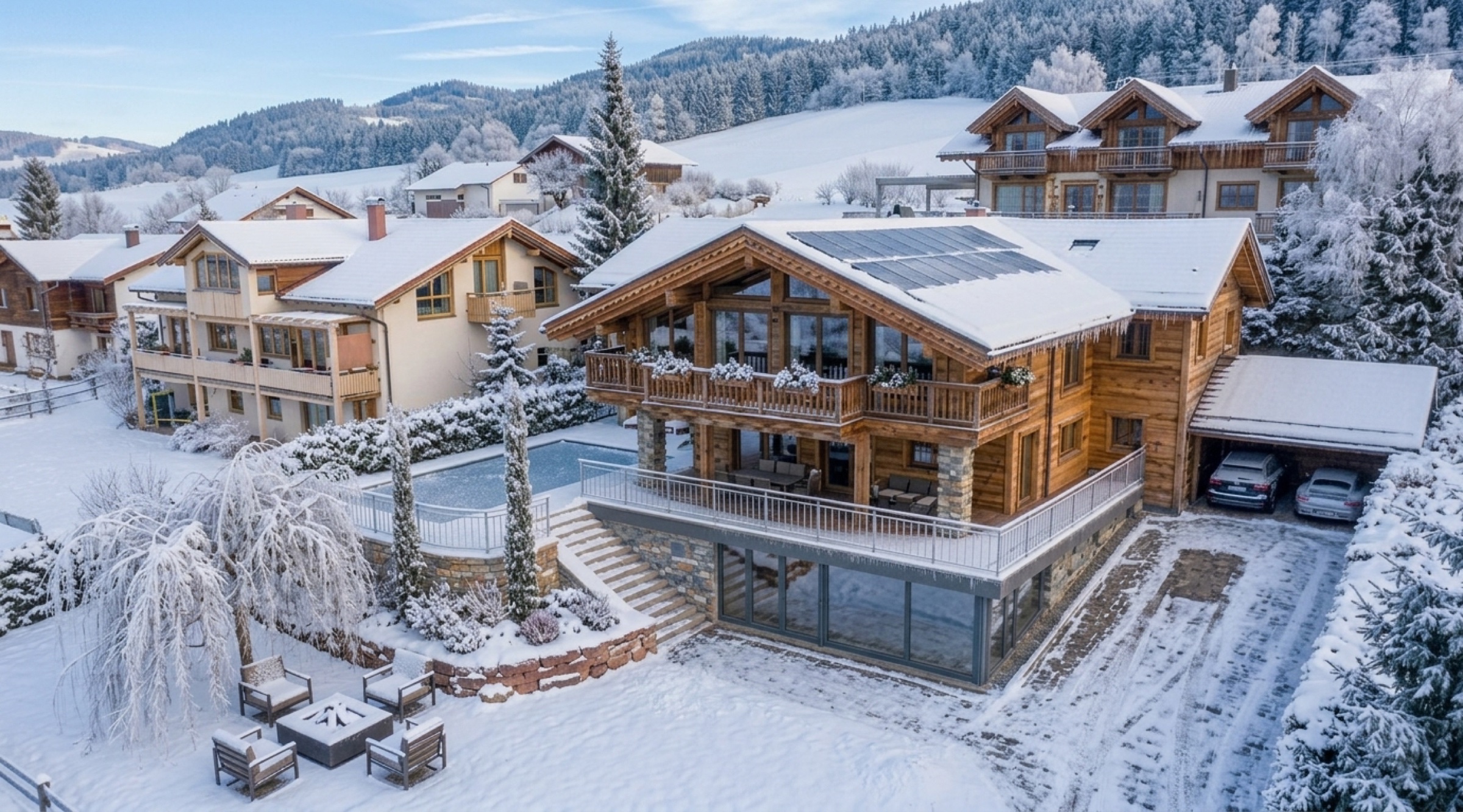Hangvilla im Chalet-Stil — Ansicht 10