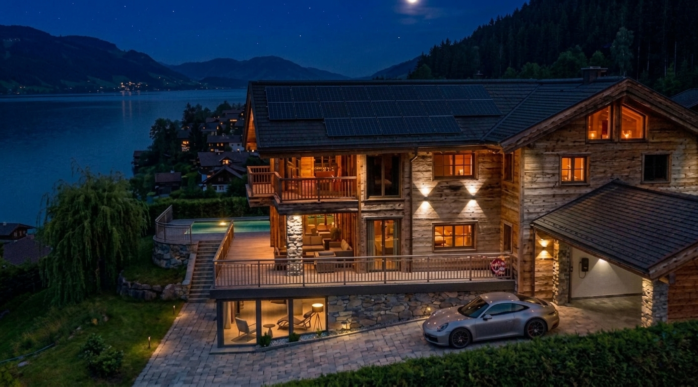 Hangvilla im Chalet-Stil — Ansicht 4