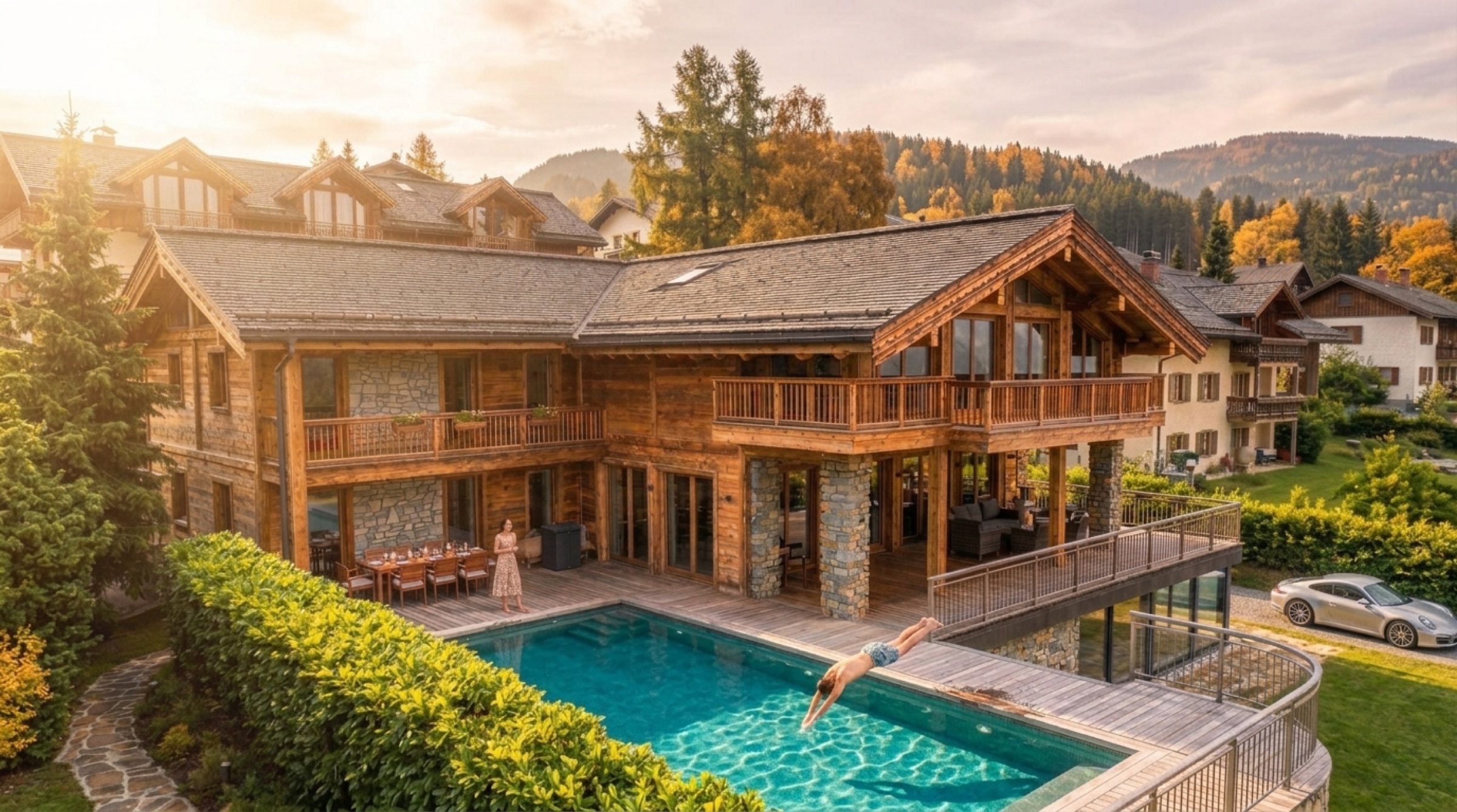 Hangvilla im Chalet-Stil — Ansicht 6