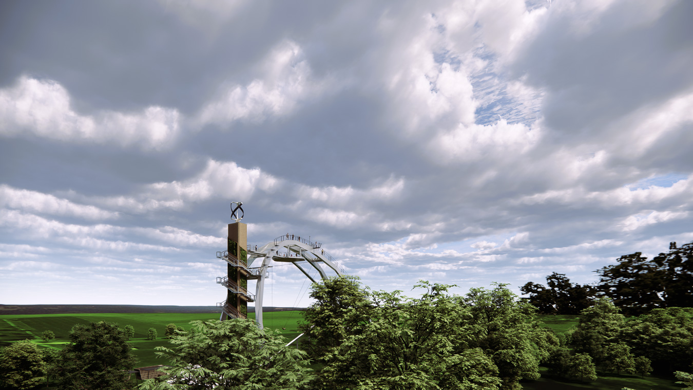 SkyLoop 360 — Aussichts- und Eventturm Mardorf — Ansicht 1